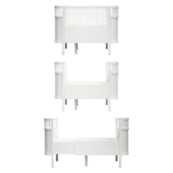 Alternative view of The Sebra Bed, Baby & Junior, Classic white