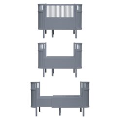 Alternative view of The Sebra bed, Baby & junior, Classic Grey