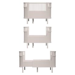 Alternative view of The Sebra Bed, Baby & Junior, Birchbark Beige