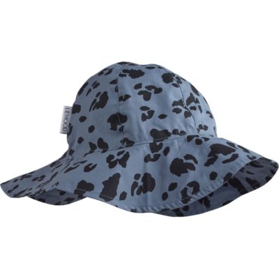 Amelia sun hat, Leo blue wave, 3-4y