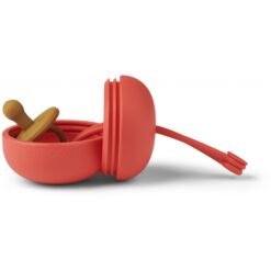 Alternative view of Philip pacifier box, Apple red