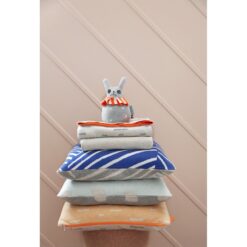 Alternative view of Smilla Cushion, Light Grey/Blue