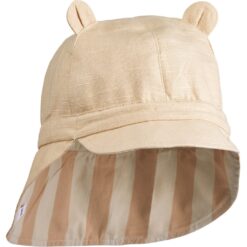 Alternative view of Gorm Reversible Sun Hat Yarn Dyed, Y/D Stripe: Pale Tuscany/Sandy