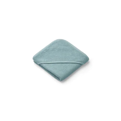 Caro Hooded Towel, Sea Blue