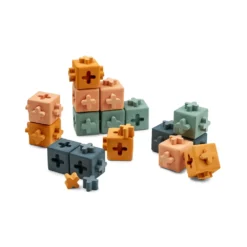 Alternative view of Pierce Building Blocks 16-pack- Mustard multi mix