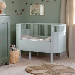 Alternative view of The Sebra Bed, Baby & Junior, Mist Green, FSC Mix