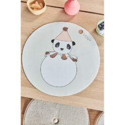 Alternative view of Placemat Panda Pompom, Offwhite