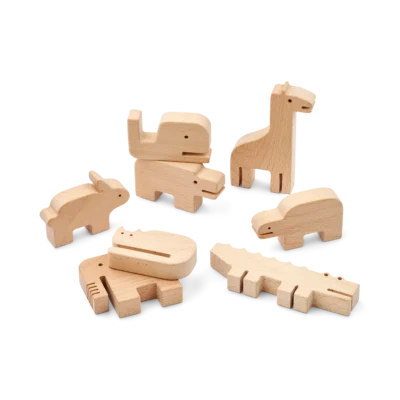 Thorkild Stackable Animals, Natural